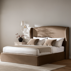 Hearthside Wing Upholstered Bed