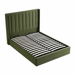 The Florence Moss Velvet Bed Frame