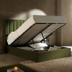 The Florence Moss Velvet Bed Frame