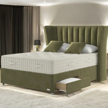 Majesty Winged Divan Bed with Storage Drawers