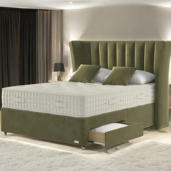 Majesty Winged Divan Bed with Storage Drawers