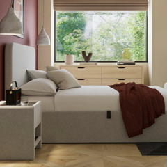 Margot Ottoman Bouclé Bed Frame