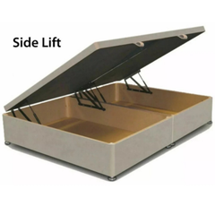 Ottoman Divan Storage Bed Base with Gas Lift – Upholstered Frame (All UK Sizes)