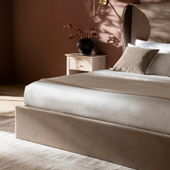 Hearthside Wing Upholstered Bed