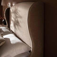 Hearthside Wing Upholstered Bed