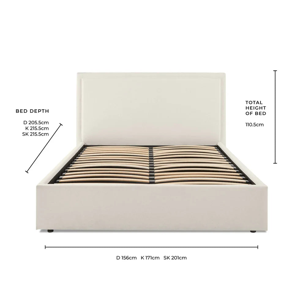 Wayfair luxury bed with option of Gas lift storage