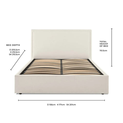 Wayfair luxury bed with option of Gas lift storage