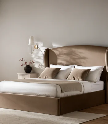 Hearthside Wing Upholstered Bed