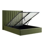 The Florence Moss Velvet Bed Frame - Image 4