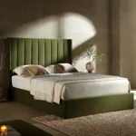 The Florence Moss Velvet Bed Frame