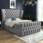 The Oxford Winged Upholstered Bed