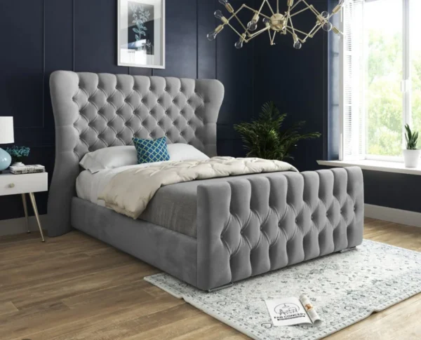 The Oxford Winged Upholstered Bed