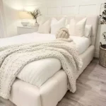 Diana Boucle bed with option of Divan ottoman